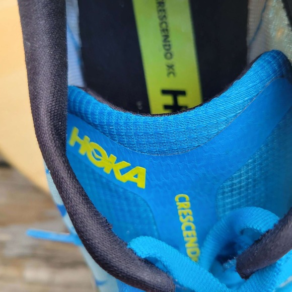 Hoka One Crescendo XC Cross Country Spikes Mens 8.5 Womens 10 Blue 1141272-DBEPM